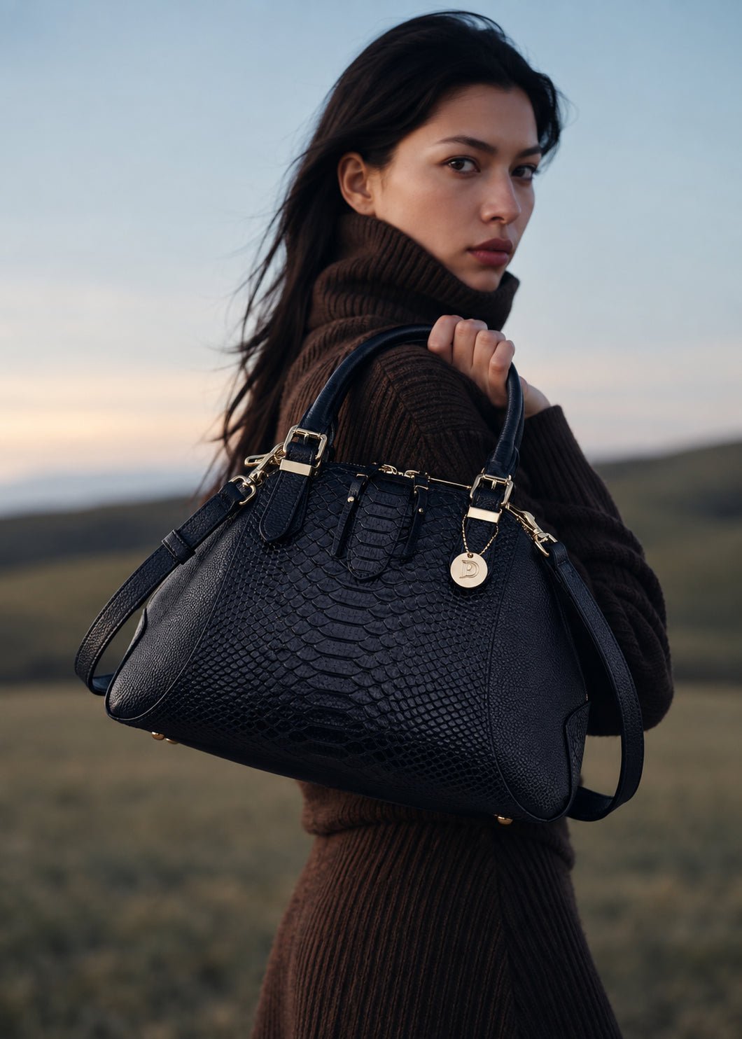 Sac à main Séverine — cuir d'agneau, neuf coloris — Deveaux Paris