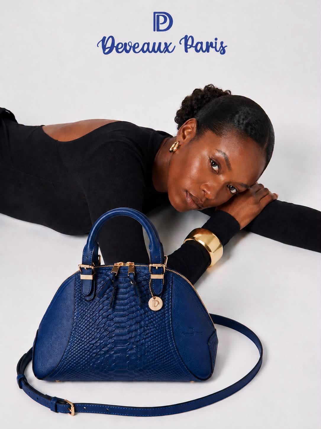 Sac à main Séverine en cuir d'agneau — Deveaux Paris